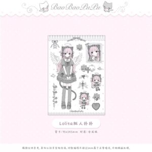 BaoBaoPuPu Die-Cut Sticker Collection - Cook / Sleep / Lolita Series (Matte & Glitter) - view 1