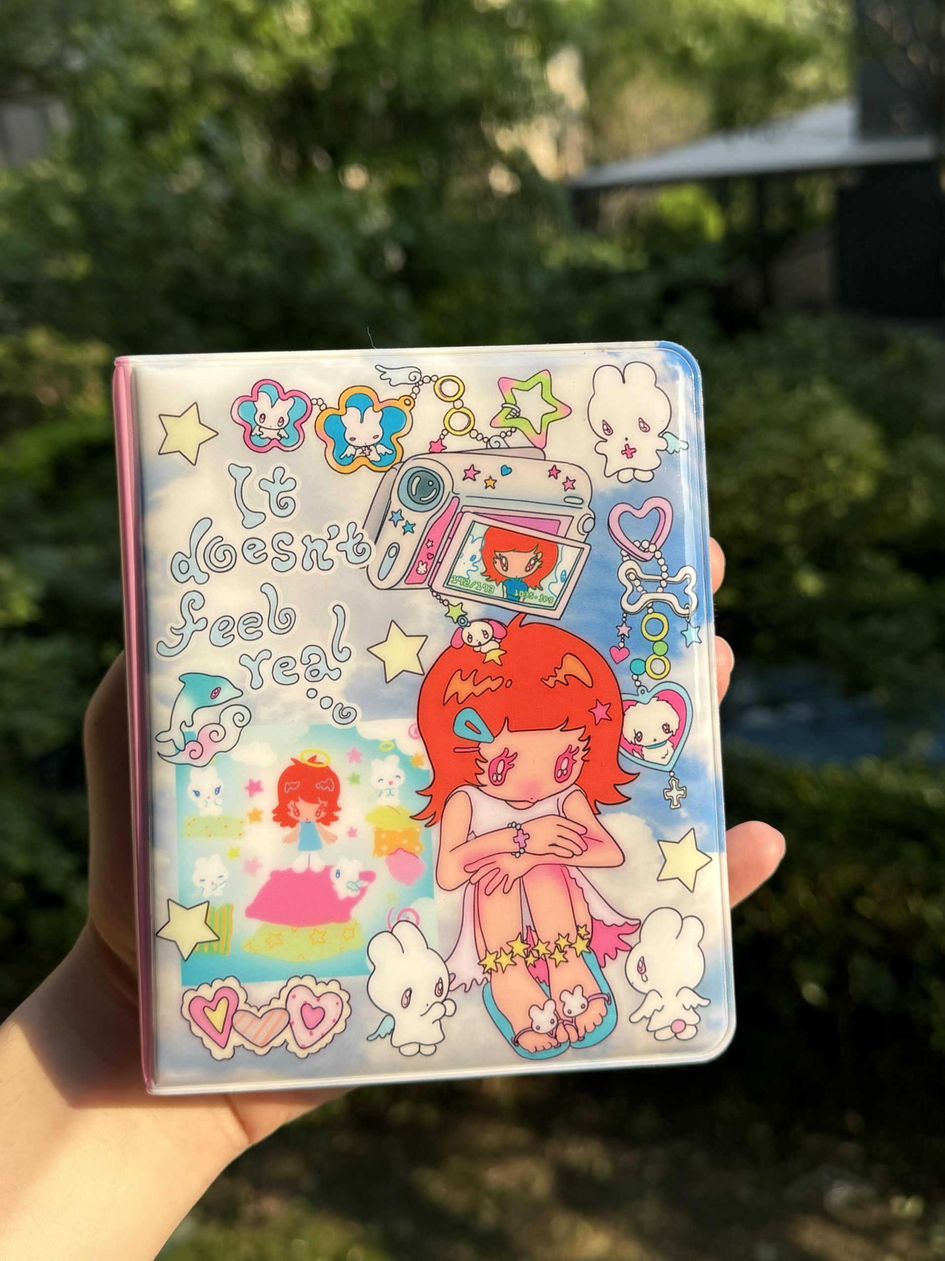 onionion Original Illustration 2-Grid Photocard Album - Instax & Idol Card Collector