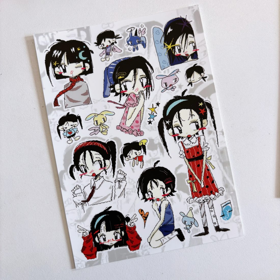 where Dreamcore Girl Die-Cut Sticker Sheet - Matte Finish, 1 - view 2