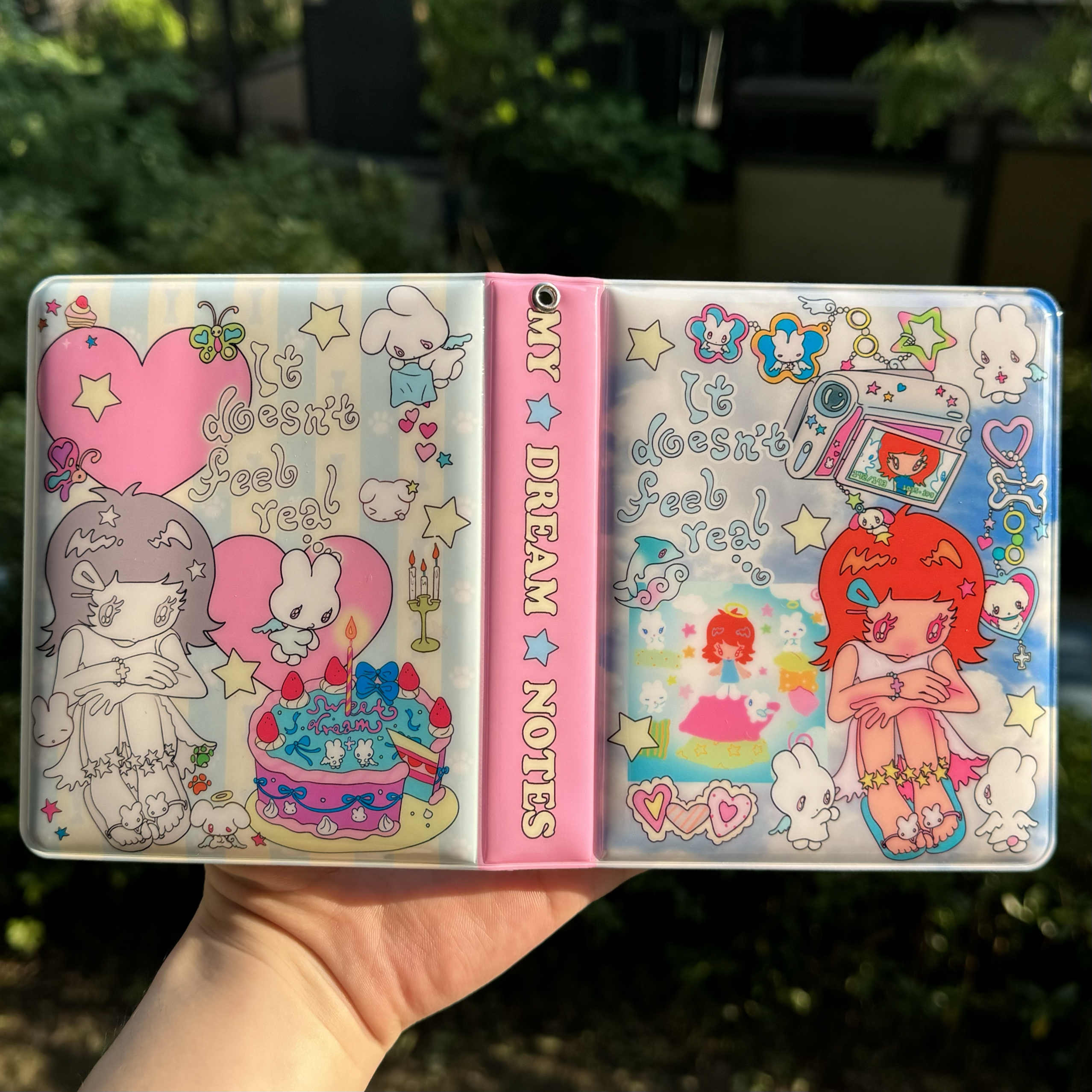 onionion Original Illustration 2-Grid Photocard Album - Instax & Idol Card Collector - Image 2