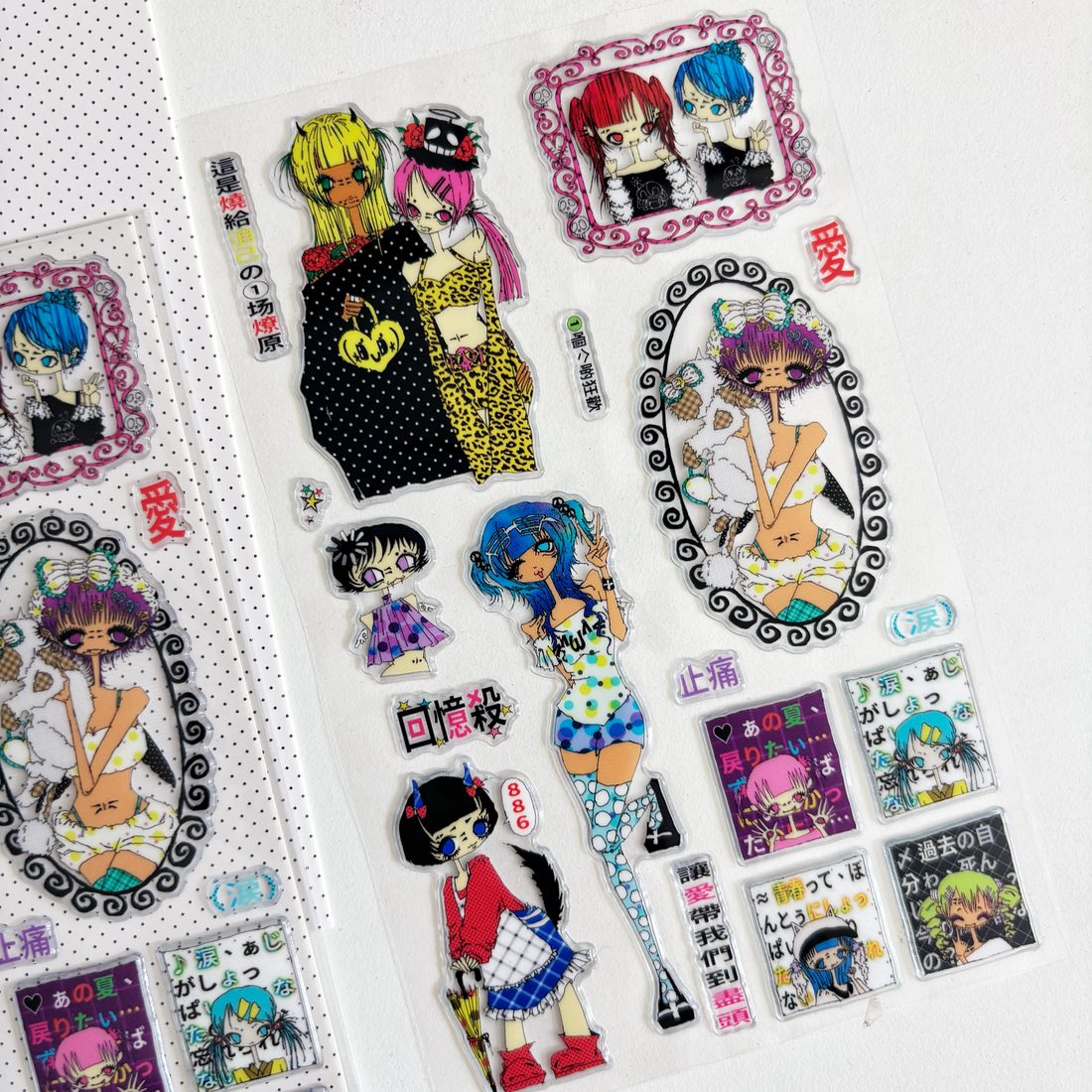 where x Onte Dark Subculture 3D Puffy Stickers - Double-Tran - view 1