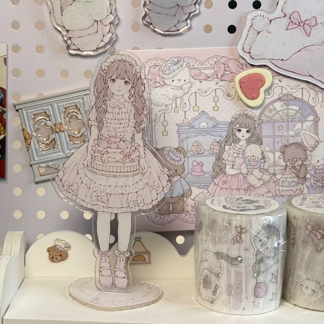 Sweetheart Baker Acrylic Standee - Desk Display, Approx. 14. - view 1