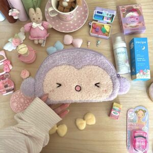 BuBu PaoFan Muki Plush Pouch — Taro / Purple