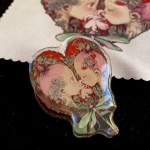fufuX PP Clip - Epoxy Acrylic Memo & Photo Holder for Journals