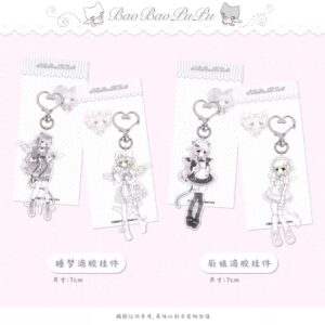 BaoBaoPuPu Glitter Epoxy Acrylic Charm - Cook / Sleep Series (7cm) - view 1