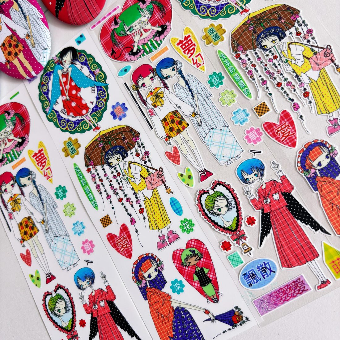 where x Onte 'Vivid Summer' Die-Cut Sticker Roll - Matte Fil - view 1