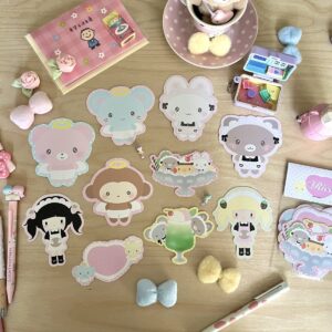 BuBu PaoFan Cafe Girl Die-Cut Card Pack — 10 Cards