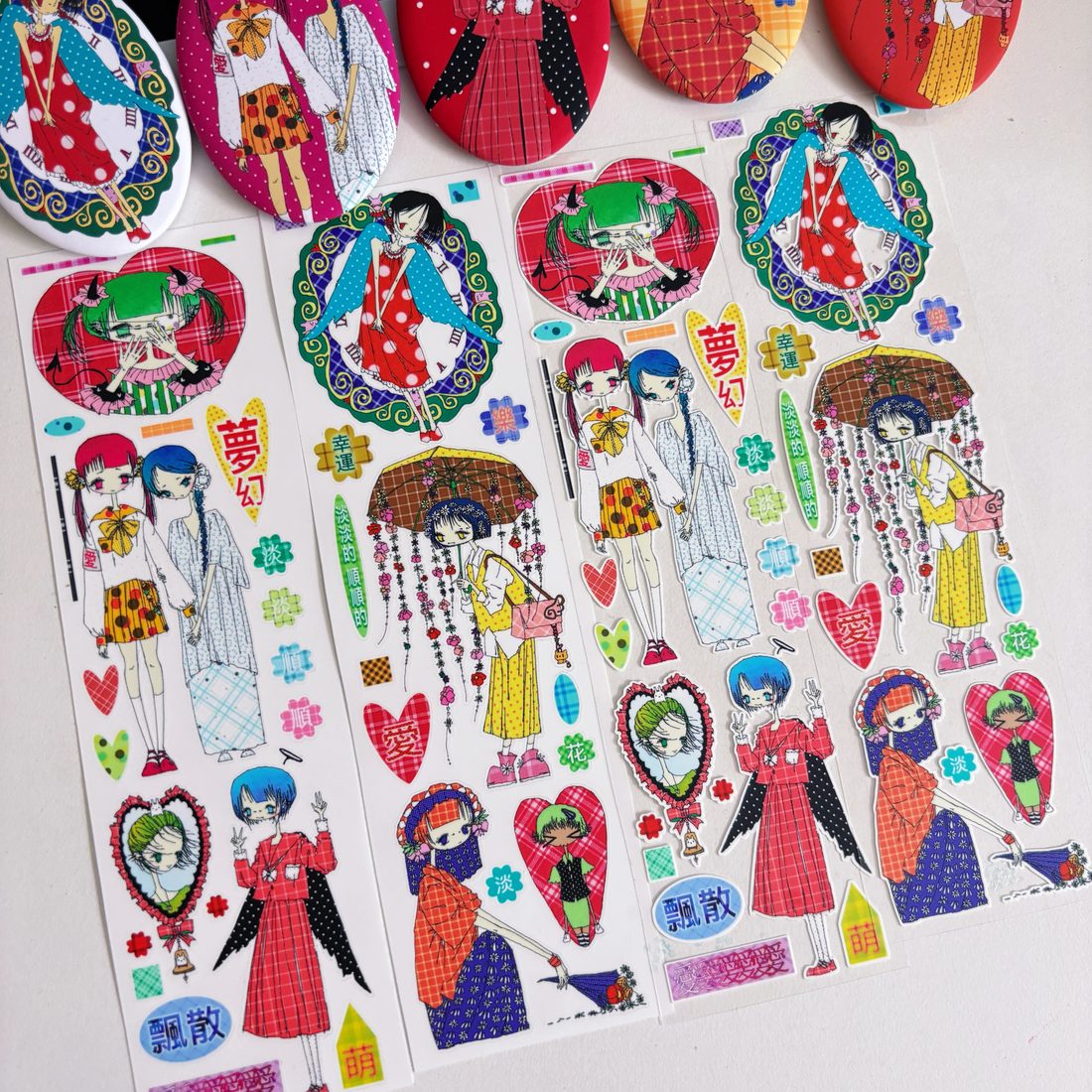 where x Onte 'Vivid Summer' Die-Cut Sticker Roll - Matte Fil - view 2