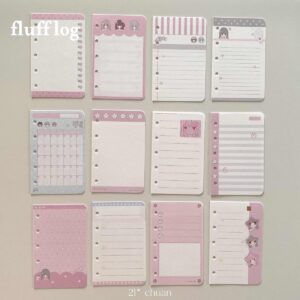 21chuan Vol.2 Flufflog Journal Inserts - M5 / A7 Double-Sided (36p)