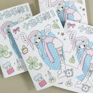 Xiaoye Journal Sticker Book - A6, 36 Pages of Healing Kawaii - view 1