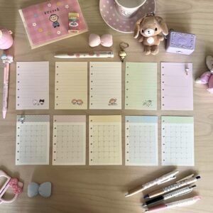 BuBu PaoFan A7 Journal Inserts — Habit & Monthly Planner