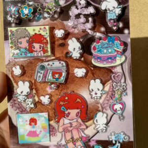 onionion 'Dream' 3D Transparent Sticker Sheet - A6 Original