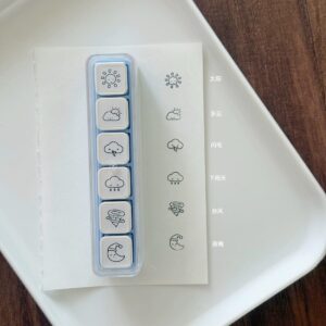 BeiBeiCun Monkey Detachable 6-in-1 Stamp — 2 Designs