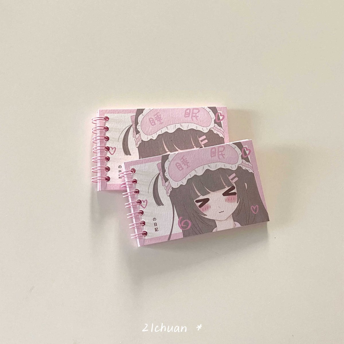 21chuan Vol.5 Star Snow Spiral Notebook - 60 Pages (67x105mm) - Image 2