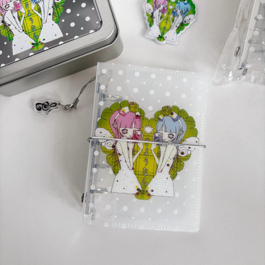 where M5 Twill Binder Cover with Music Note Charm - 3-Ring J - view 3