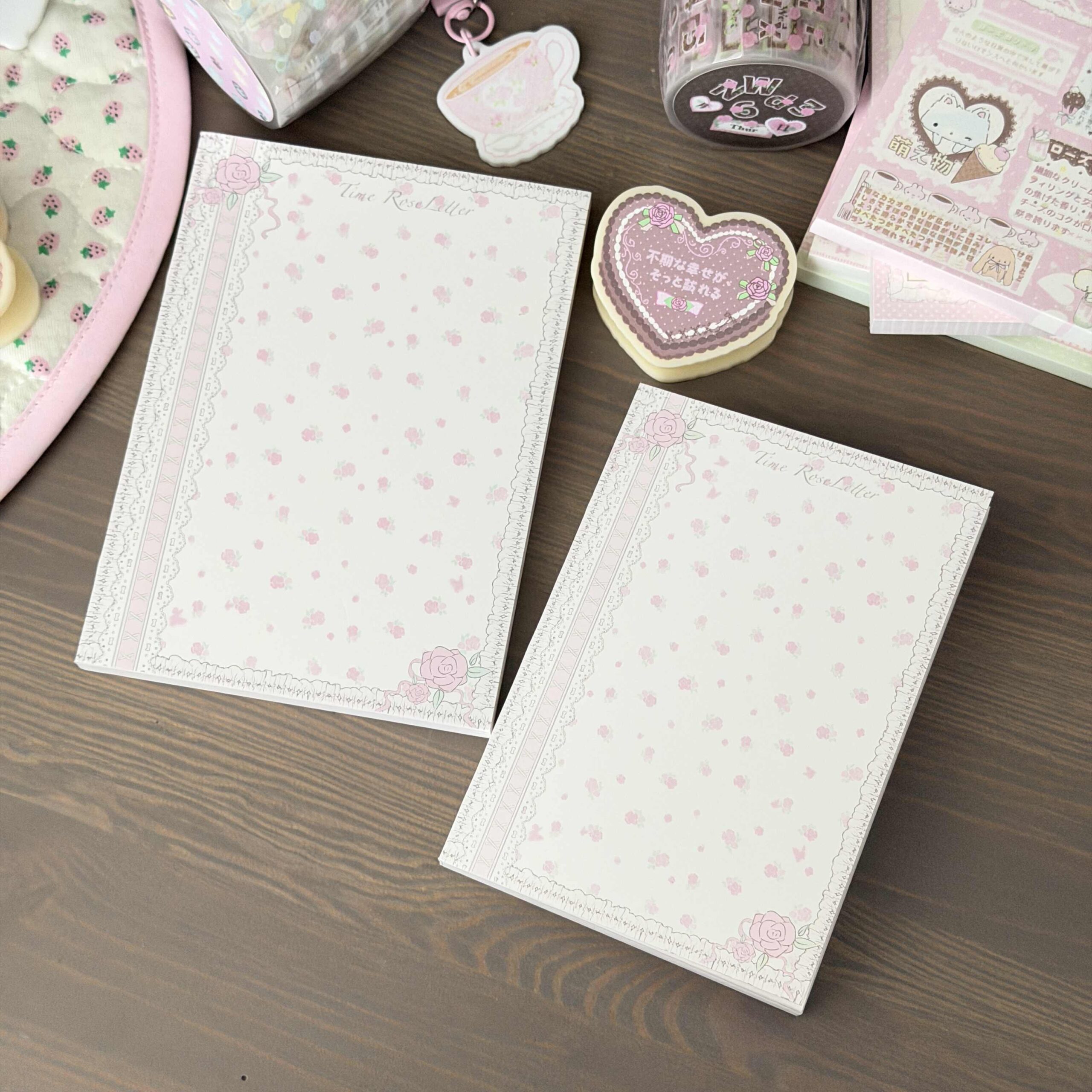 Little Lamb Rose Garden Journal - A6 96p / Passport 128p Notebook