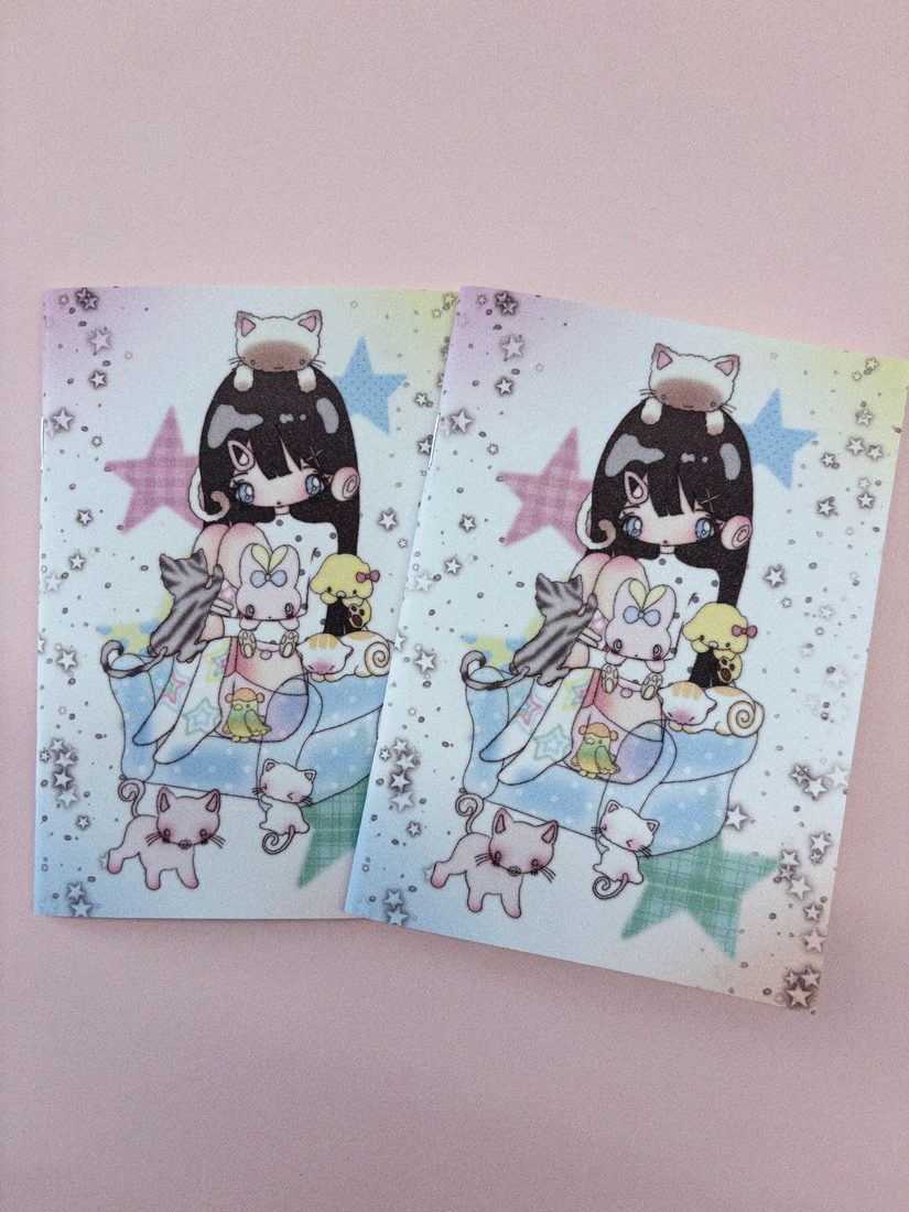 where A6 Blank Stamp Book - Glitter Cover, 120gsm Paper, Sad - view 2