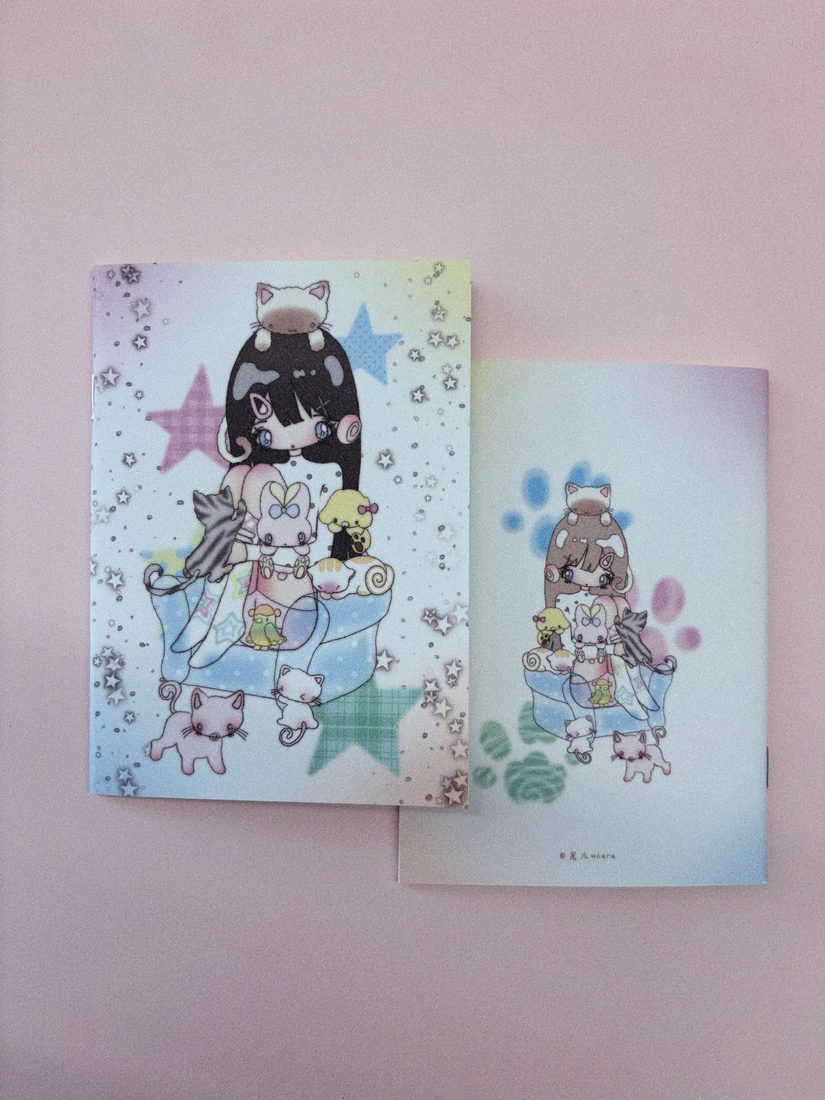 where A6 Blank Stamp Book - Glitter Cover, 120gsm Paper, Sad - view 3