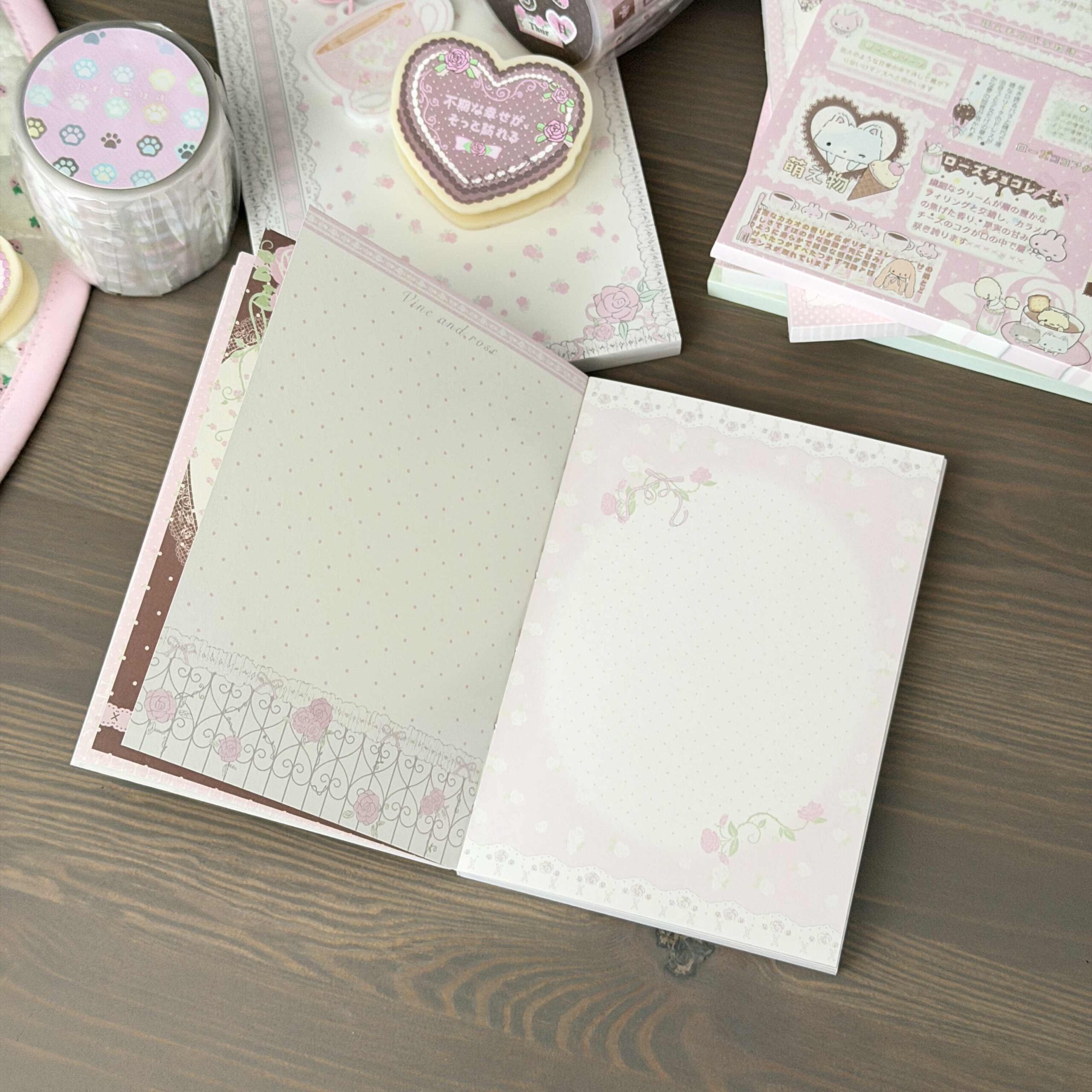 Little Lamb Rose Garden Journal - A6 96p / Passport 128p Notebook - Image 2