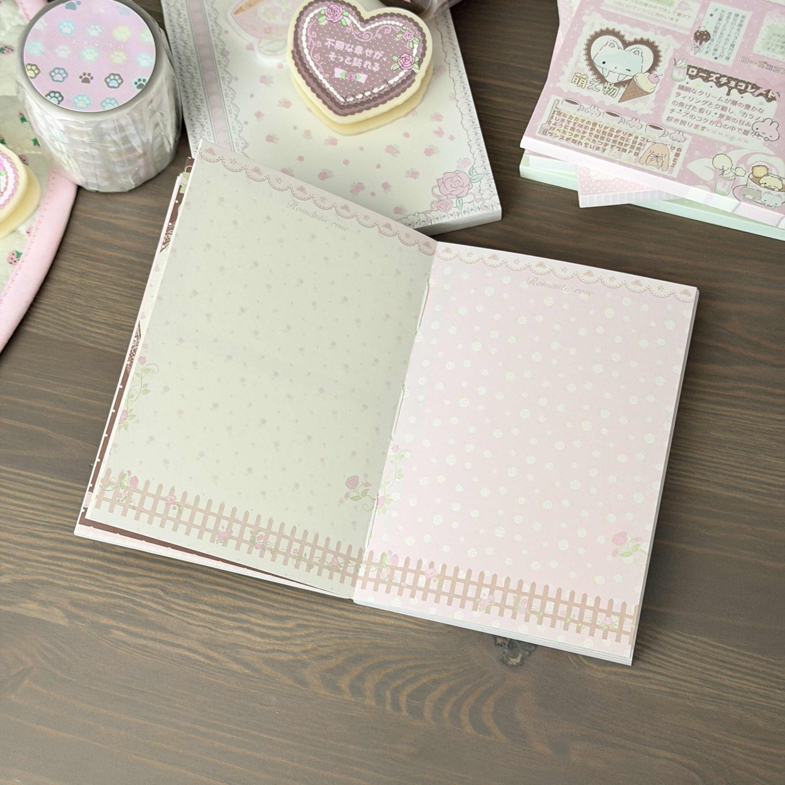 Little Lamb Rose Garden Journal - A6 96p / Passport 128p Notebook - Image 3