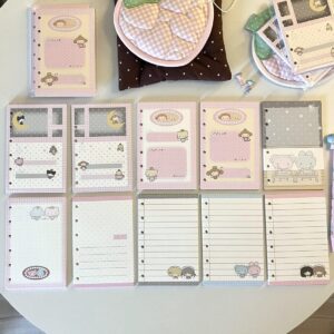 BuBu PaoFan A7 Korean-Style Journal Inserts — 10 Designs