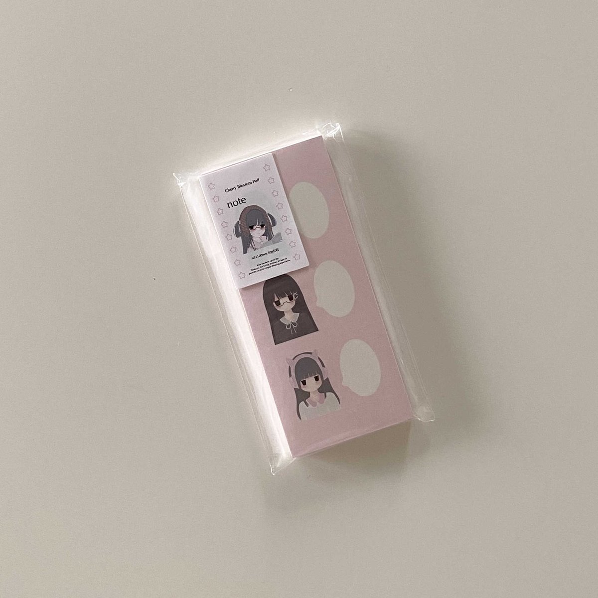 21chuan Vol.2.5 Cherry Blossom Puff Notepad - Image 2