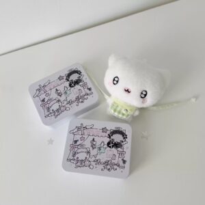 BaoBaoPuPu Lolita Series Tin Box - Storage for Photocards & Journal Bits (7.2x9x2.4cm) - view 1
