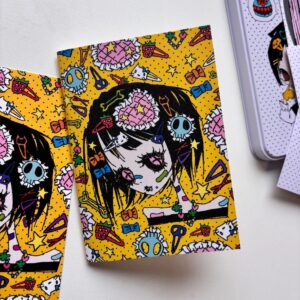 where x Onte A6 Saddle-Stitched Stamp Book - Glitter Cover, - view 1