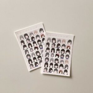 21chuan Vol.1 Avatar Stickers - Die-Cut Film Sticker Set (2 Sheets)