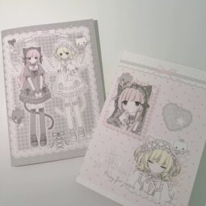 BaoBaoPuPu Glitter Stamp Book - Blank Character Notebook (10x14cm) - view 1