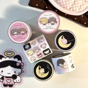 BuBu PaoFan 'Little Night' Die-Cut Sticker Roll — 3.5cm x 5.2m