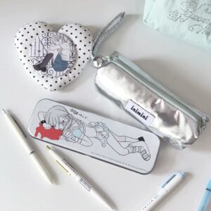 Wanjiao Club 'The Girl Who Might Die Anytime' & Angel Flail - Illustrated Pen Case (20x6.4x2.2cm)