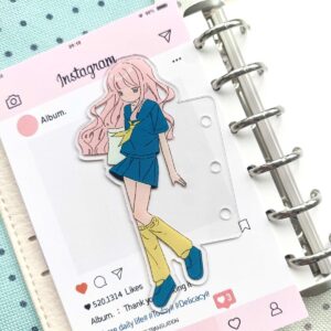 Rian Mouse House 'Deconstruct Summer' Acrylic Journal Divider - M5/A7 (10.5x6cm)