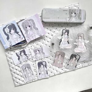 Gukaguga 'Angel Afternoon Tea' Postcard, Photocard & Sticker Pack