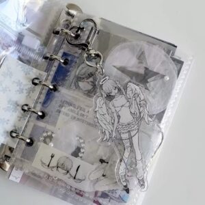 Wanjiao Club 'Angel Flail' Glitter Acrylic Charm - Full Body (8cm)