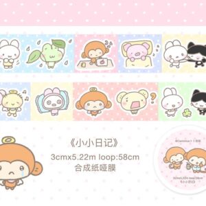 BuBu PaoFan 'Little Diary' Die-Cut Sticker Roll — 3cm x 5.22m