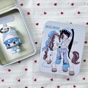 Coucou Fish x MATU_tuu Tin Box - Kitty Design (3-Inch Photo Storage)