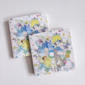 where Summer CD Square Stitched Stamp Book - Blank Journal, 48P (11x11cm) - view 1