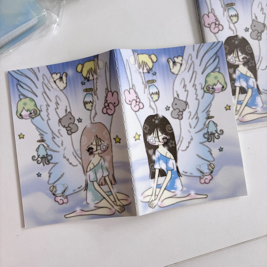 where 'Falling Angel' Saddle-Stitched Stamp Book - 32 Blank - view 1