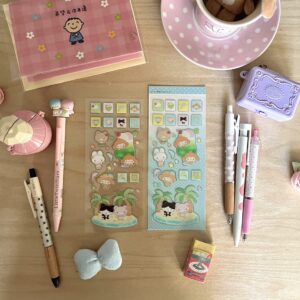BuBu PaoFan 'Summer Island' Clear Bubble Sticker — 1 Sheet