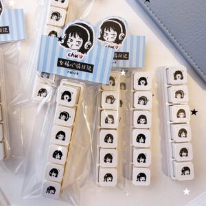 where 'Girl's Mood Diary' 6-in-1 Detachable Photopolymer Sta - view 1