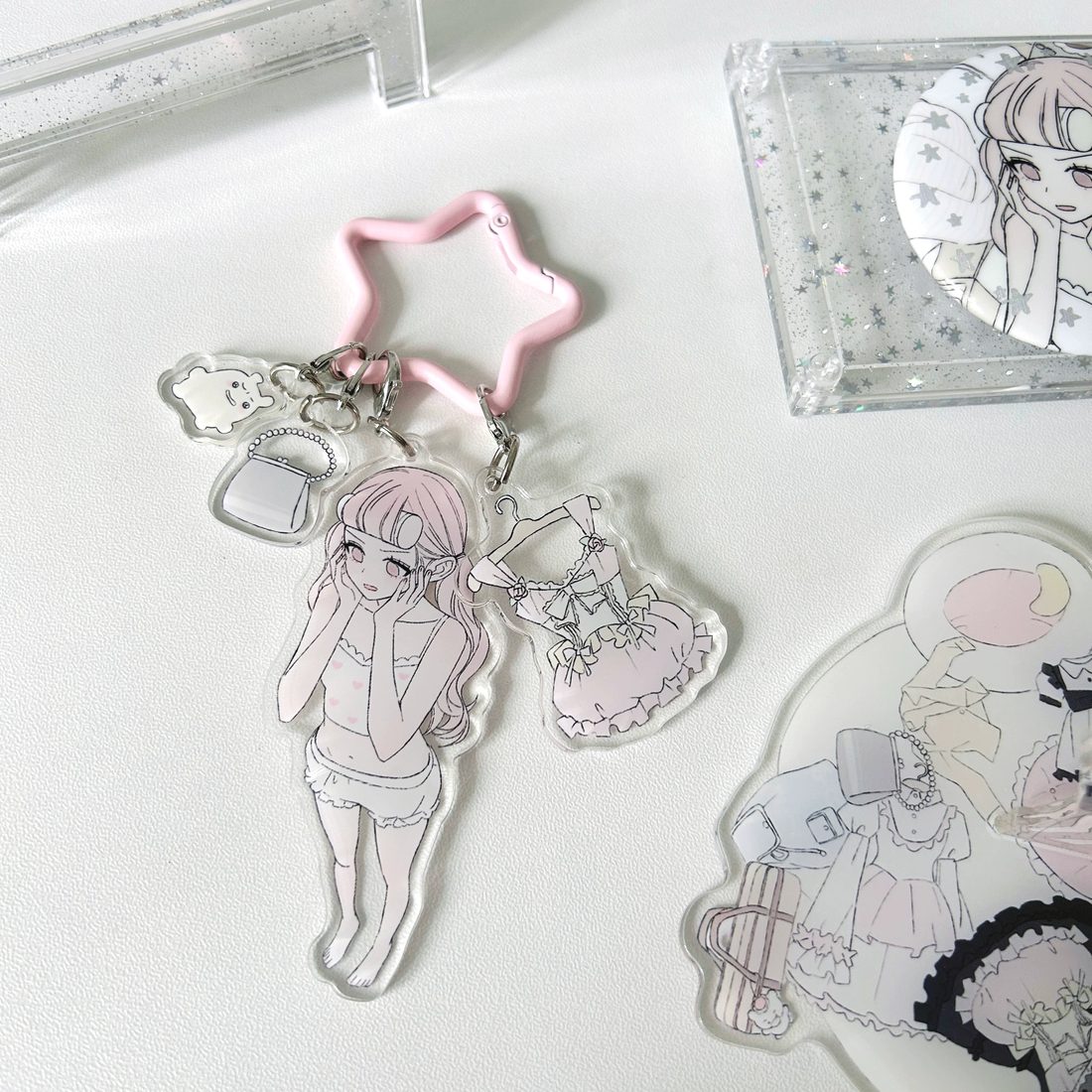 Wanjiao Club 'Rina in Doubt' Multi-Function Charm - Detachable Pendant Set - Image 2
